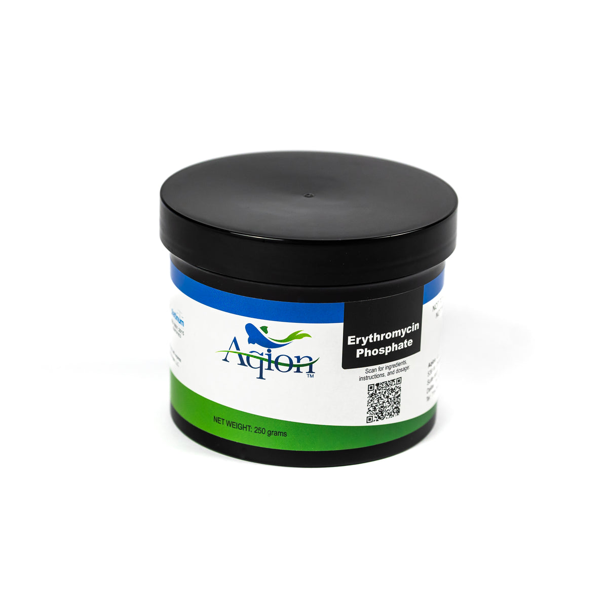 Erythromycin Phosphate – Aqion 250g Jar for Ornamental Aquarium & Pond Fish