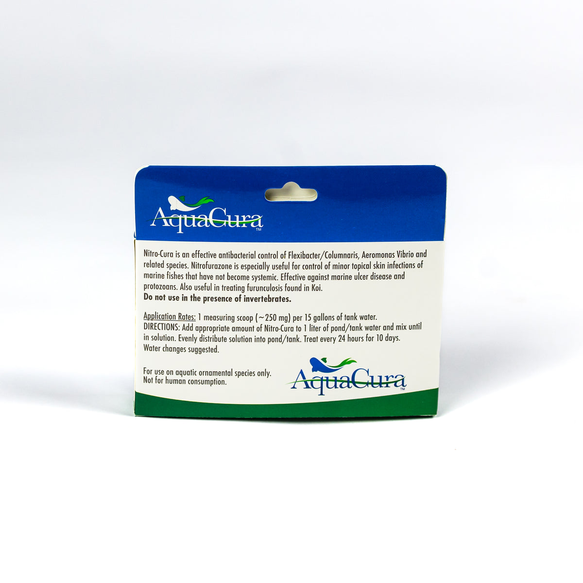 Nitrofurazone – Aqion 10g Powder for Ornamental Aquarium & Pond Fish (Back)