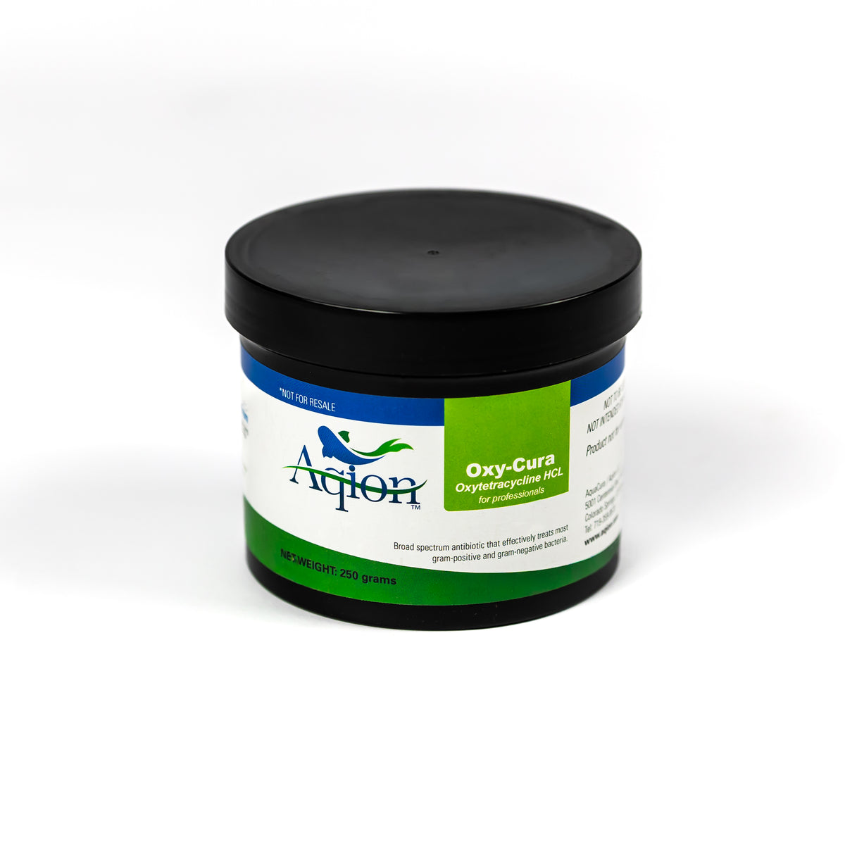 Oxytetracycline HCl – Aqion 250g Jar for Ornamental Aquarium & Pond Fish