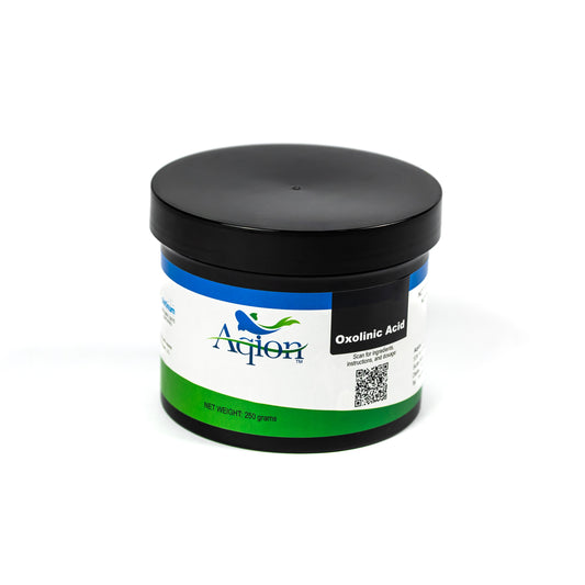 Oxolinic Acid – Aqion 250g Jar for Ornamental Aquarium & Pond Fish