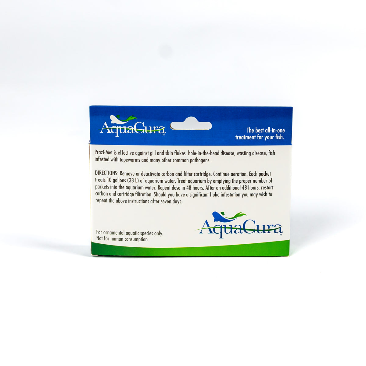 MetroPrazi (Prazi-Met) – Aqion 10g Metronidazole & Praziquantel Powder for Aquarium Fish (Back)